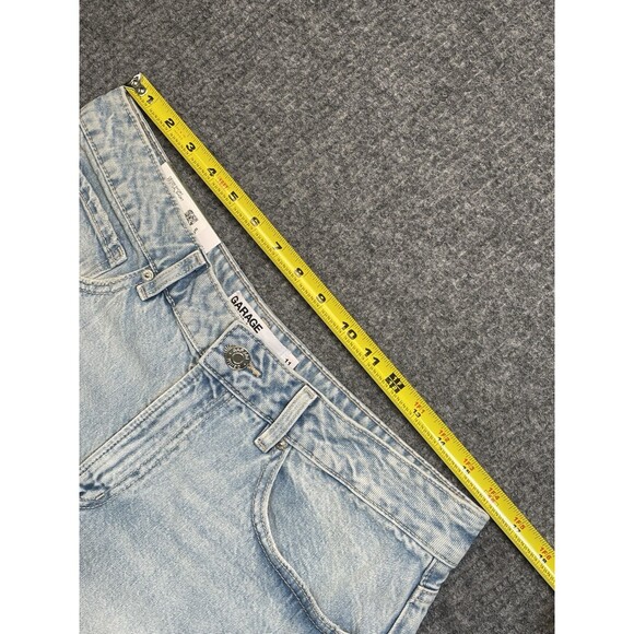 Garage Denim Festival Shorts Women Size 11 Distressed Cut-Off Blue Cotton NEW - Picture 7 of 9